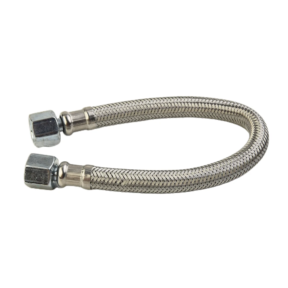 Flexible Hose Connecting Pipe 1 F14 1 5mm Replacement Silver 280mm Air Pump Stainless Steel Flexible Hose Home