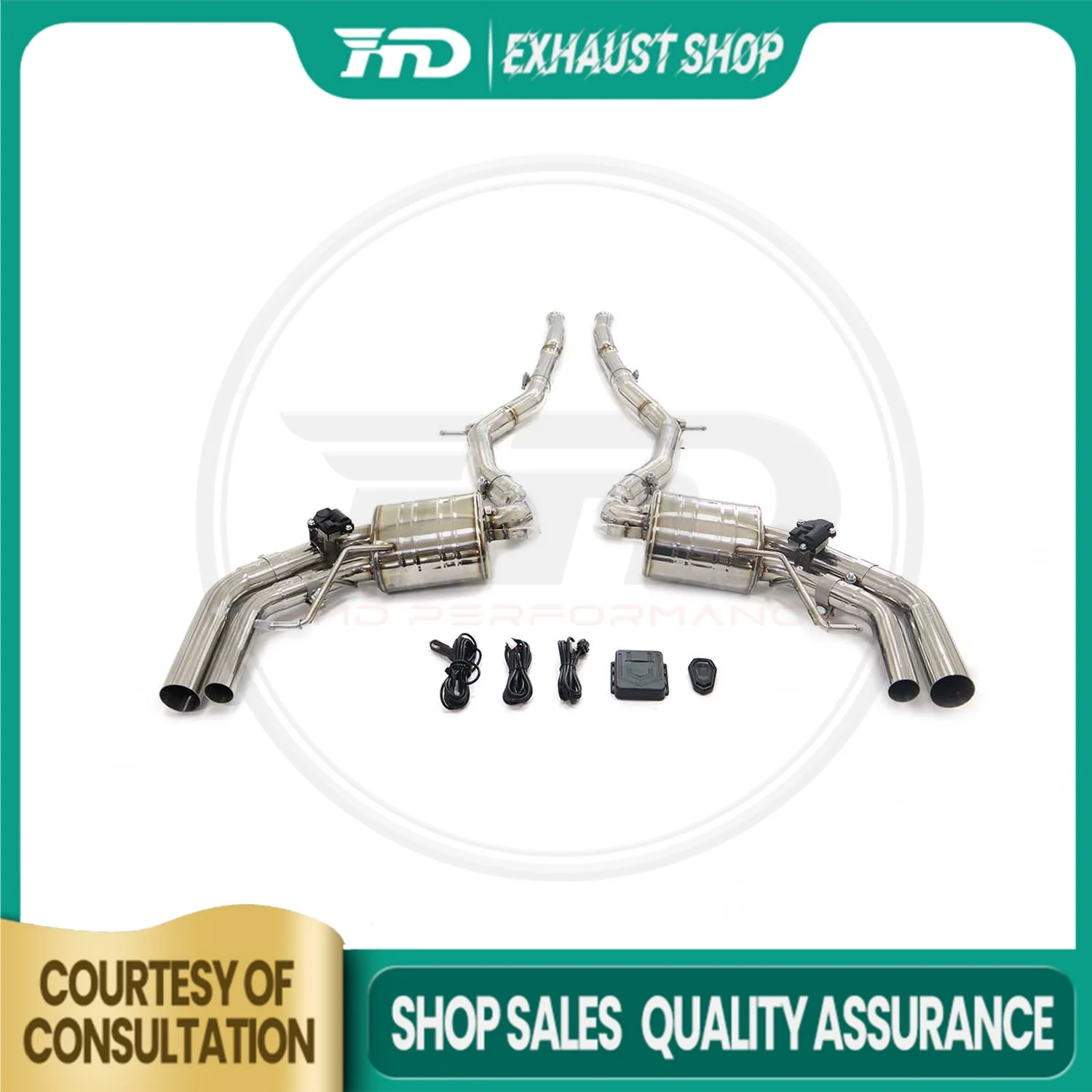

High Quality Catback for Mercedes Benz S500 Coupe C217 Stainless Steel Exhaust System Electronic Valve Muffler Non-destructive