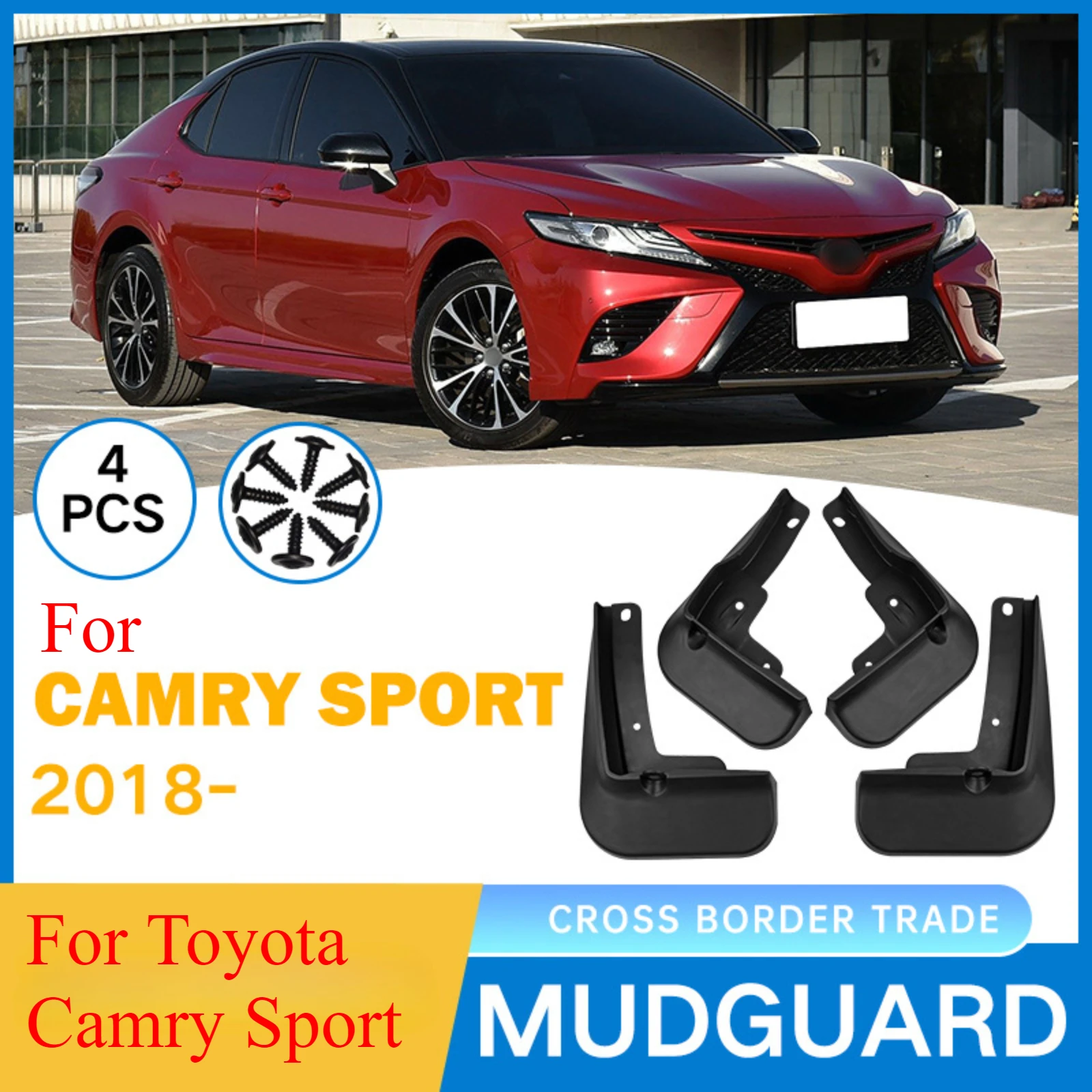 

Для Toyota Camry Sport/Camry Regular Edition 2018-2023 автомобильные брызговики передние и задние брызговики авто внешние аксессуары