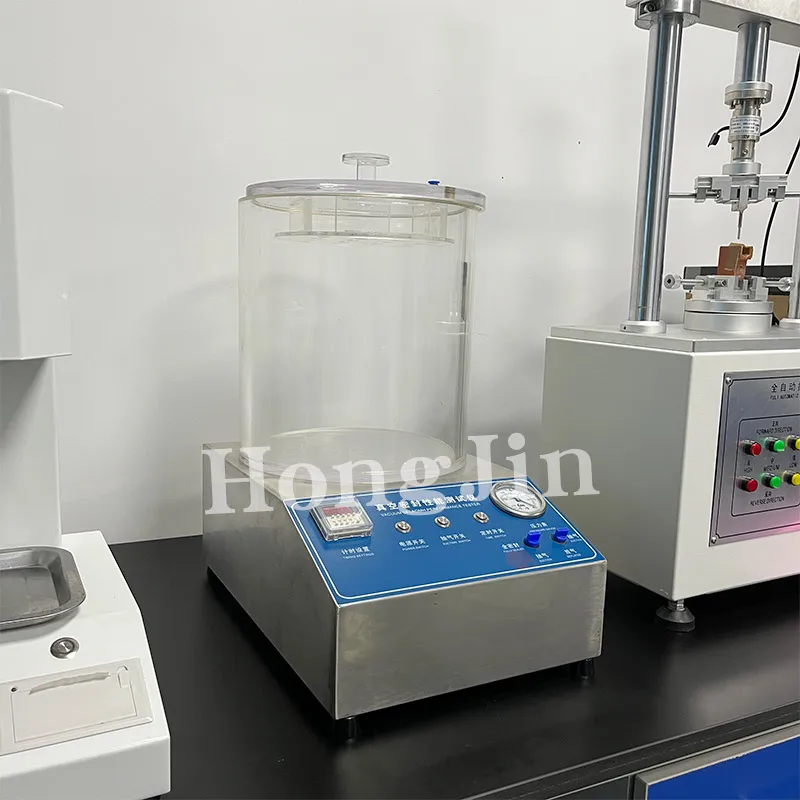 Hong Jin Vacuum Sealing Performance Food Packaging Bag Sealing Test Machine Negative Pressure Sealing Performance Tester