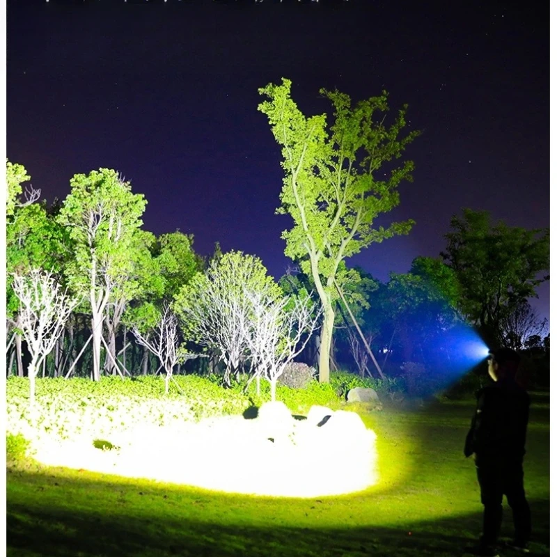 

LED Gesture Sensing Headlight Rotating Zoom USB Strong Light Outdoor Night Fishing Waterproof Large Battery Long Battery Life