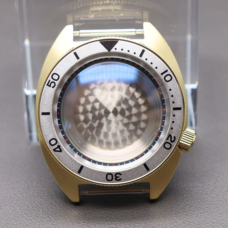 

41mm Dive Watch Steel Case Sapphire Glass With chapter Ring For Tuna Turtle Abalone Seiko NH35 NH36 NH34NH38 Movement 28.5mmDial