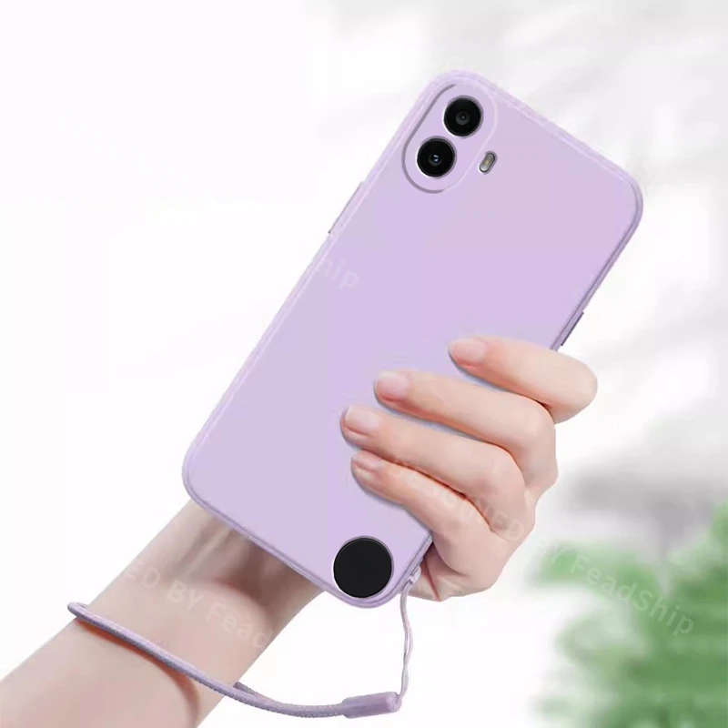 Luxury Phone Case For Nothing Phone CMF 2 Pro 1 Cover Shockproof Silicone Case NothingCMF Soft Case With Screen Protector