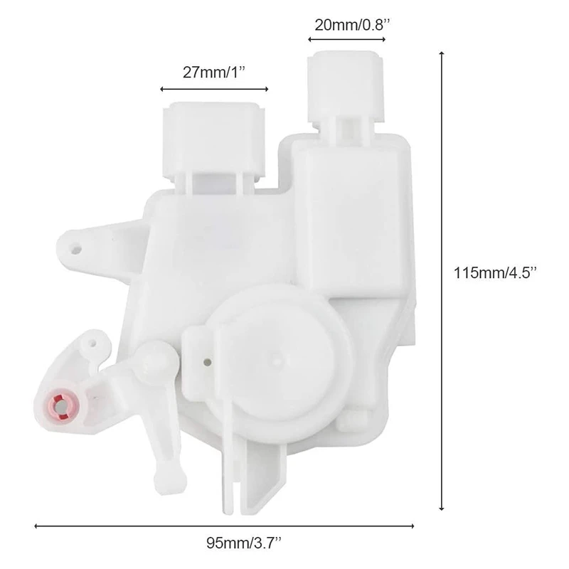 Actuador de cerradura de puerta compatible con Honda Acura Accord 72155-SDA-A01 (delantero izquierdo)