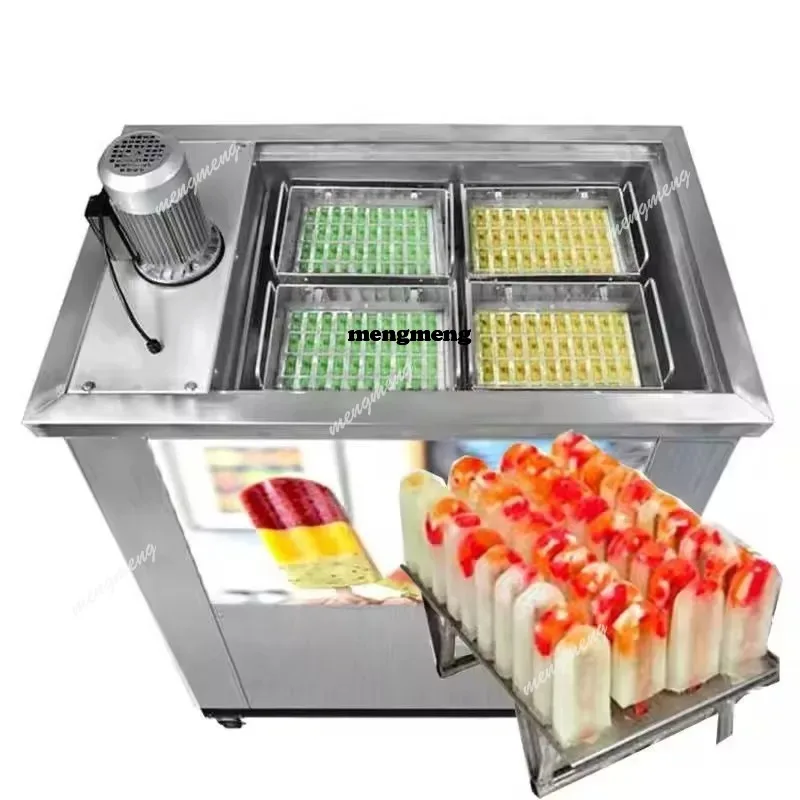 3000PCS/DAY Manufacturer Commercial Single Mold Freezing Ice Lollipop Popsicle Pop Making Freeze Machine Ice Popsicle Machine