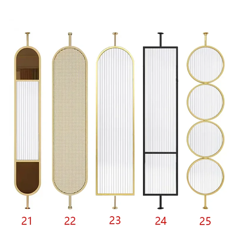 

glass art screen guest restaurant entry wrought iron stainless steel partition blocking decoration customization