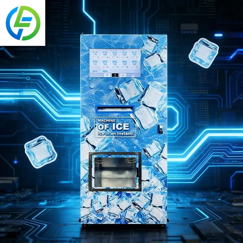 Foodline All‑in‑one Self‑service Ice Water Vending Machine Automatic Ice Cube Dispenser For Mall Service Area Plaza