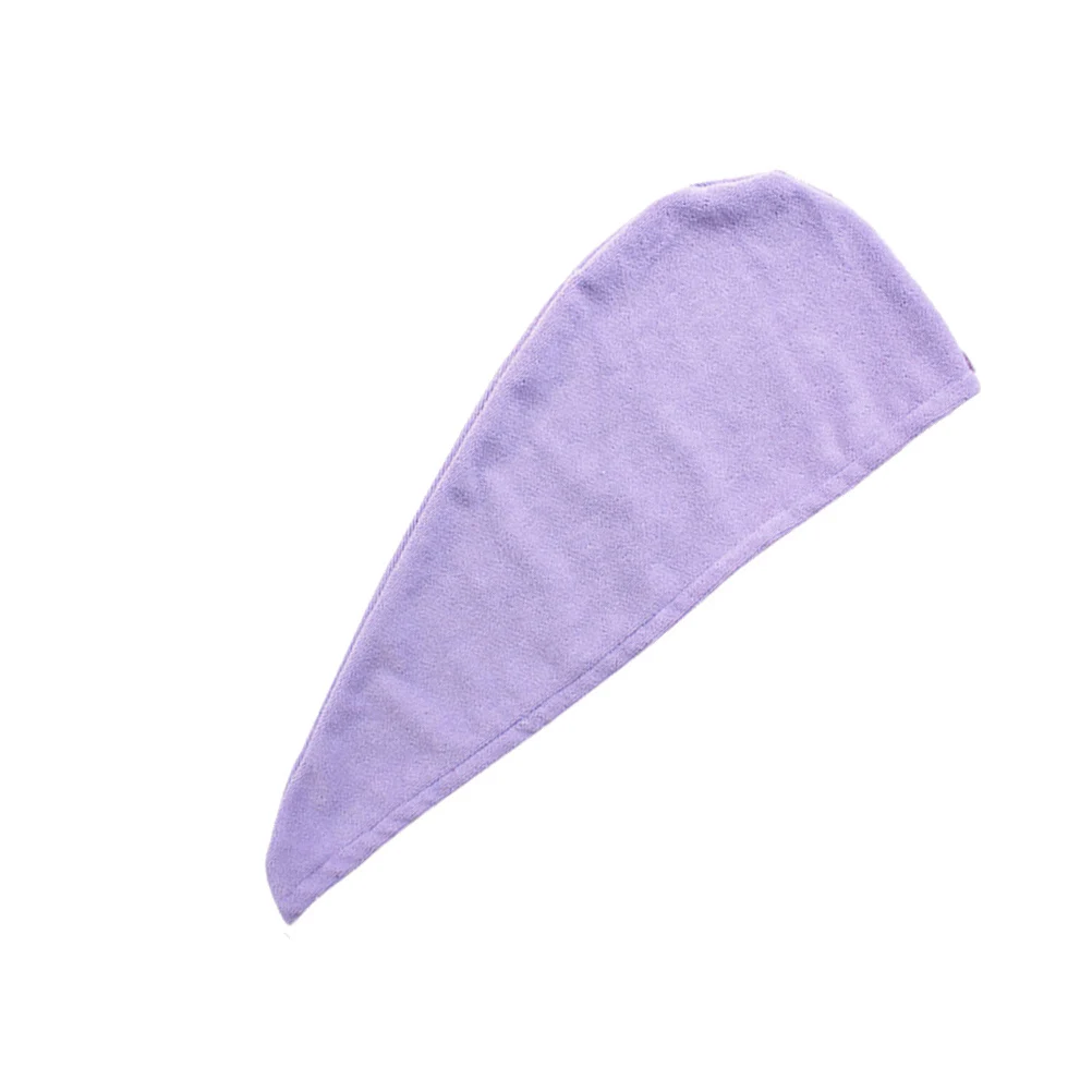 

2 Pcs Dry Hair Cap Quick Fast Drying Shower Bath Towels Hair-drying Absorb Water Fiber Non-slip Gentle Ideal Home Gym