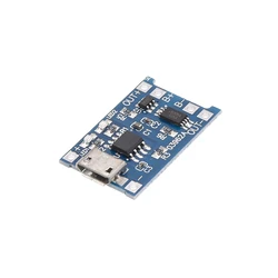 10PCS Type-c Micro USB 5V 1A 18650 TP4056 Lithium Battery Charger Module Charging Board With Protection Dual Functions 1A