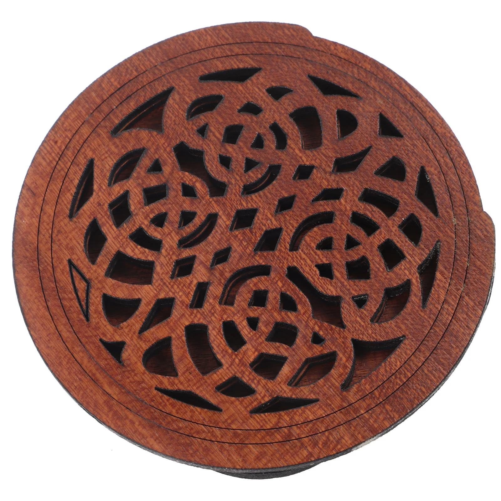 

Wooden Soundhole Cover Acoustic Feedback Muter Durable Smooth Wear Resistant Compact Design Easy Install No Burr Guitar Parts