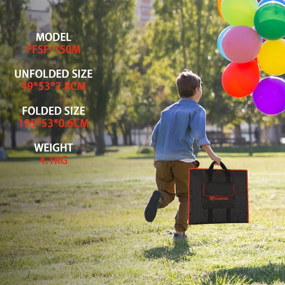 160 واط 18 فولت مرنة قابلة للطي لوحة طاقة شمسية للمنزل لوحة طاقة شمسية مجموعات في الهواء الطلق للتخييم/قوارب الخلايا الشمسية 12 فولت تهمة لوحة طاقة شمسية 150 واط