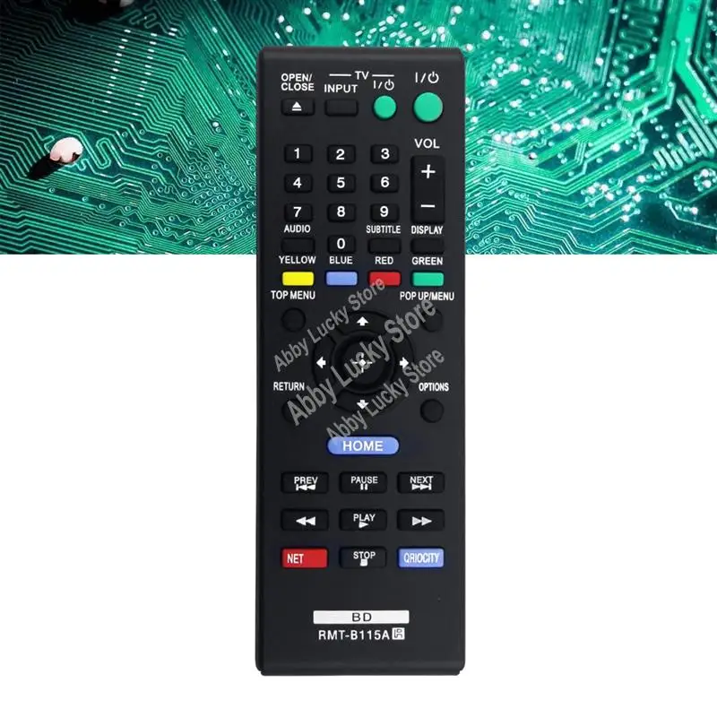 Замените пульт дистанционного управления RMT-B115A для проигрывателей Sony Blu-Ray DVD BDP-S480, BDP-580, BDP-S2100, BDP-S380, BDP-S360, BDP-S560-A79U.