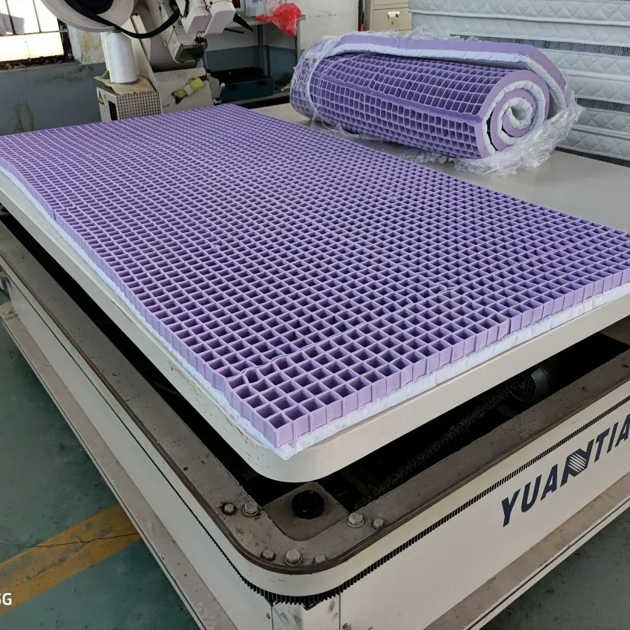 

Colors customized king queen size TPE silicone cooling gel mattress topper raw material layer TPE mattress