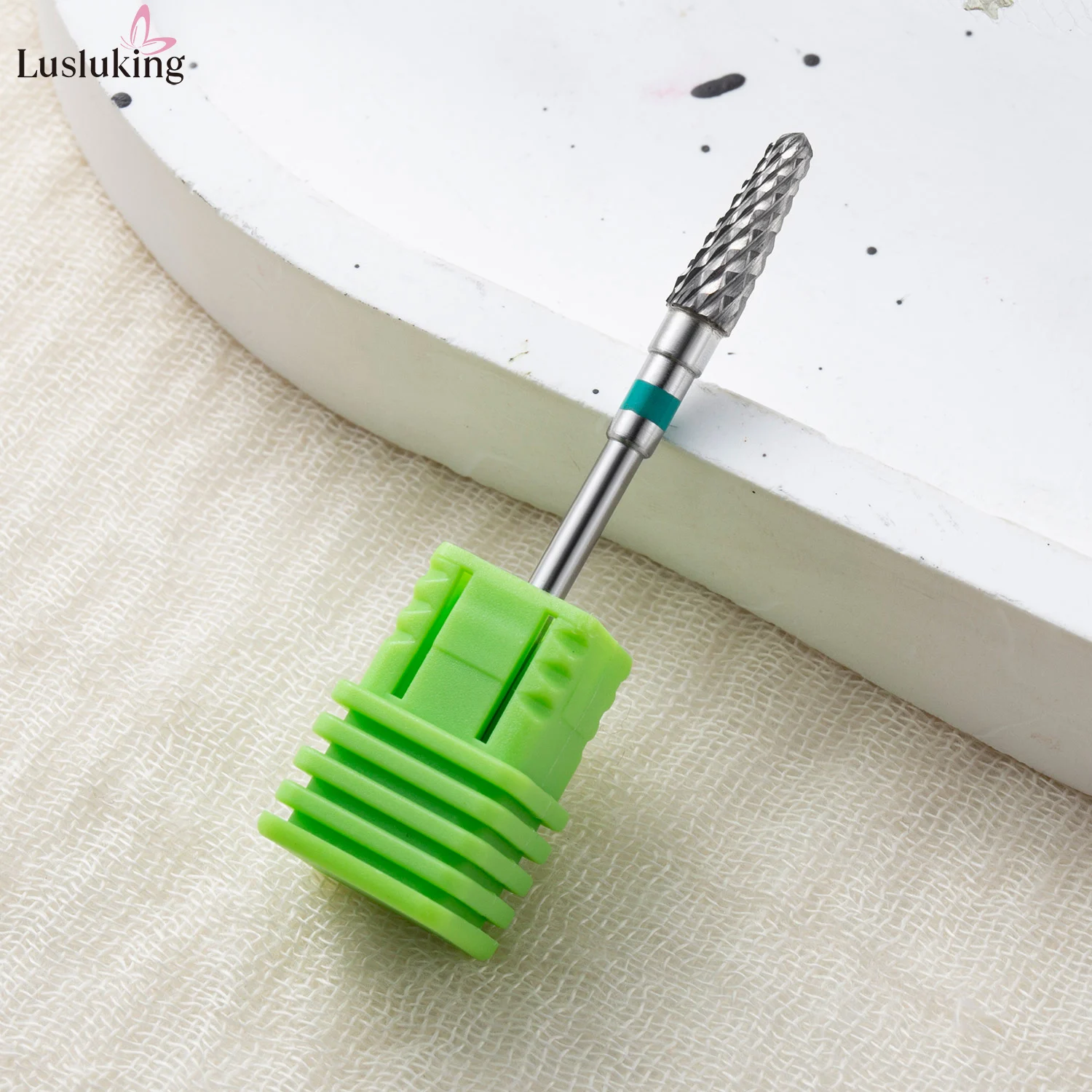 전동 드릴용 텅스텐 카바이드 네일 드릴 비트 5개, 3/32인치 샹크 밀링 커터, 네일 드릴 액세서리 비트, 젤 제거용