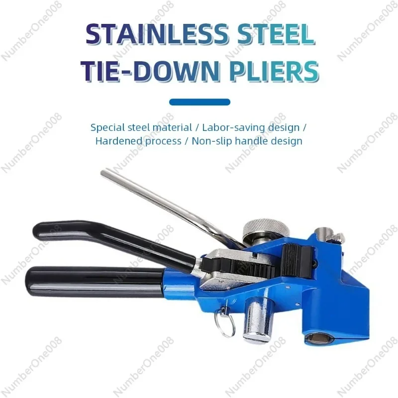 Tying Tools Stainless Steel Cable Tie Pliers Clamp Bundling Tools Self-locking Baler Cutter Tightener Cable Tie Cutter Tie Gun