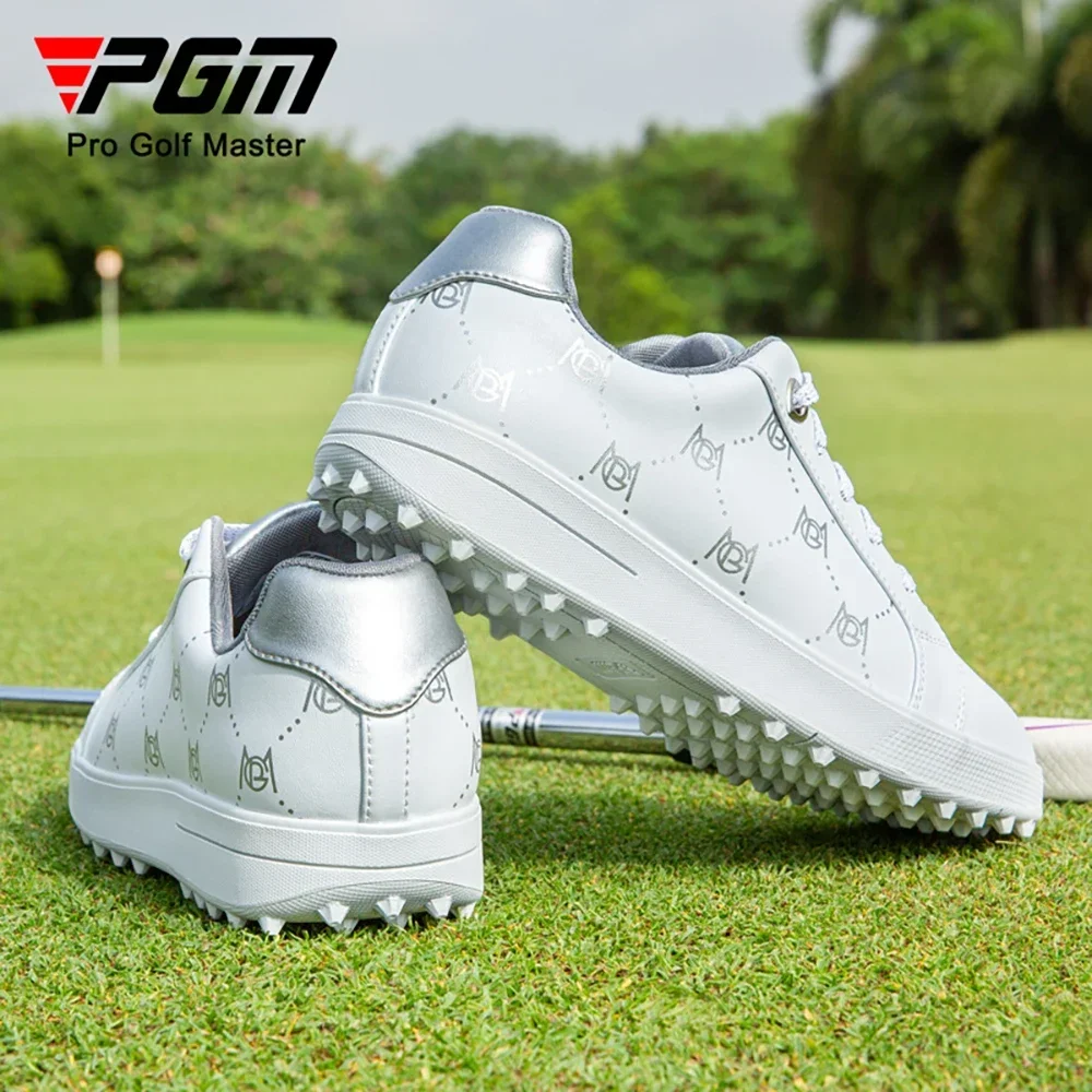 PGM Golf buty damskie modne nadrukowane wzory na co dzień z mikrofibry wodoodporne trampki antypoślizgowe naprawiono paznokcie XZ313