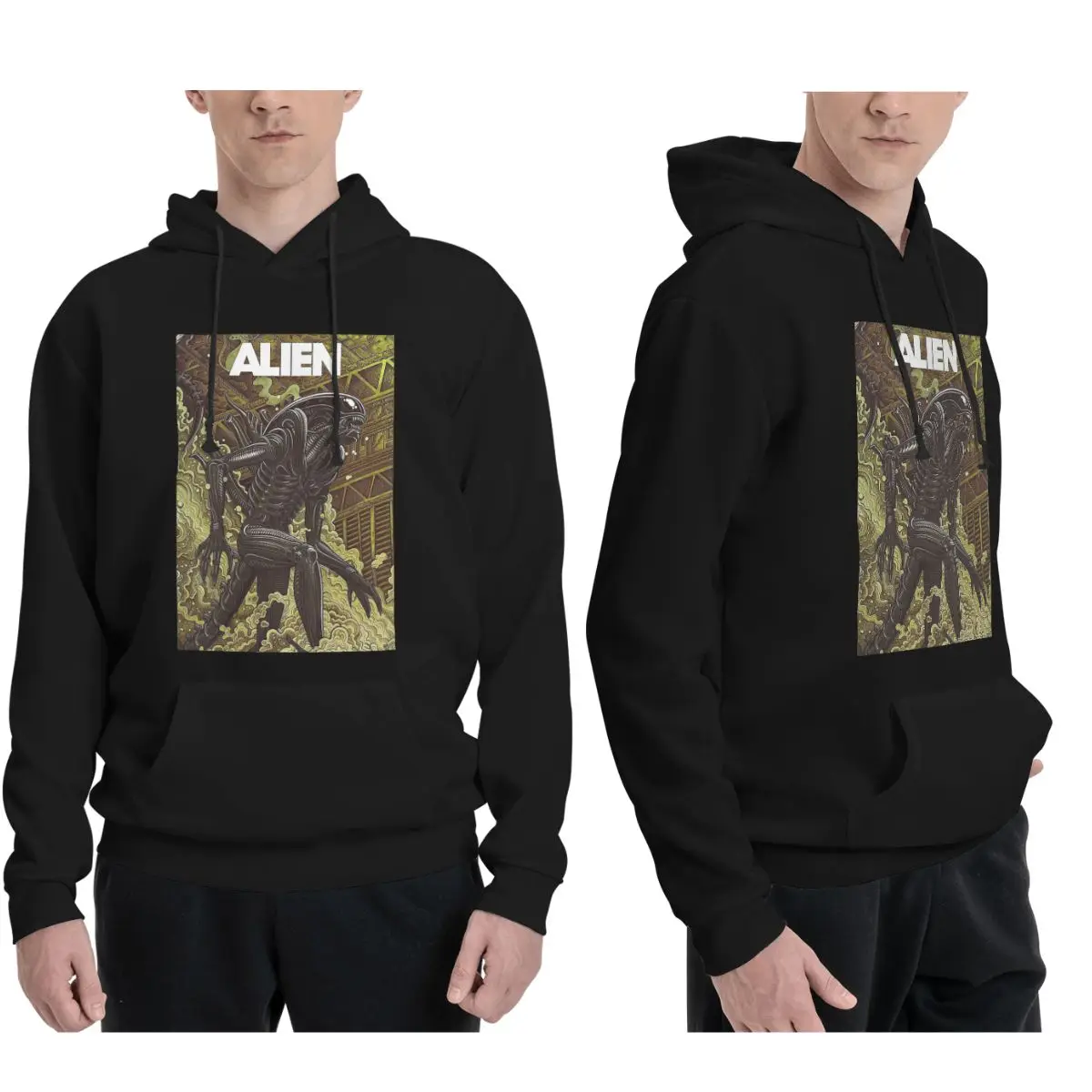 

Толстовки с капюшоном «Чужой» для мужчин и женщин, повседневные пуловеры, толстовки, модная одежда с длинными рукавами, осень-зима