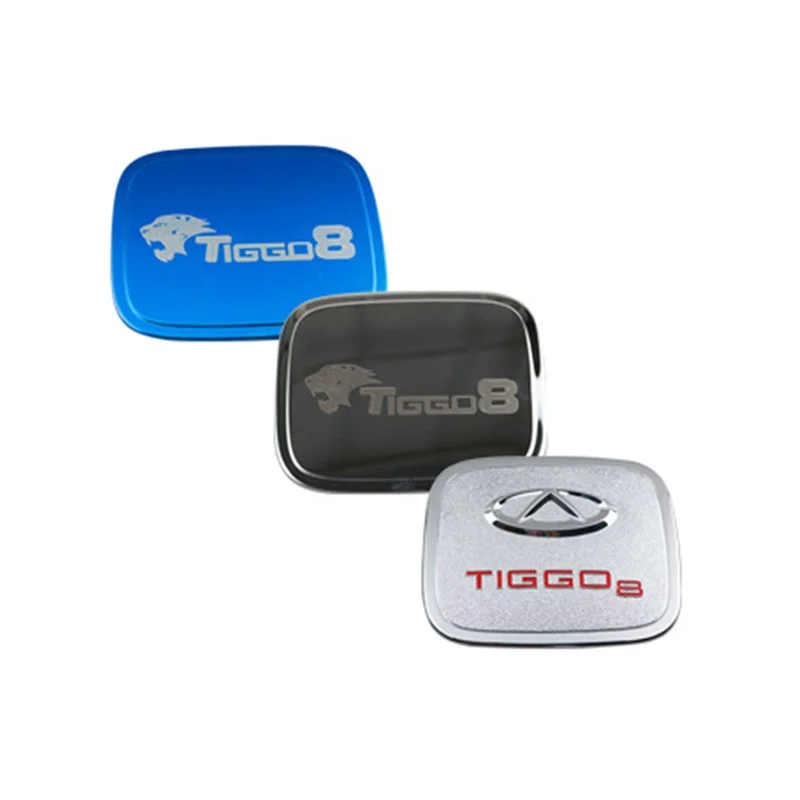 1PCS For Chery Tiggo 8 Pro Max 2022 2024 Car Fuel Tank Cap Decoration Stainless Steel Modification Accessories Stickers view 4