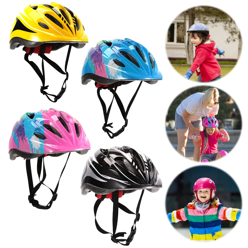 Kids MTB Road Bike Helmets EPS PC Safe Cycling Children Helmet Head Protector Riding Skating Helmet Outdoor Sports Headpiece