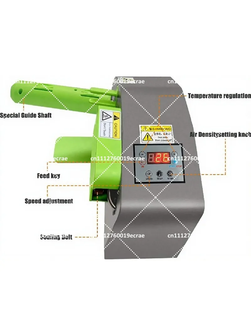 Portable Air Pillow Machine Inflatable Packaging Cushion in Various Widths