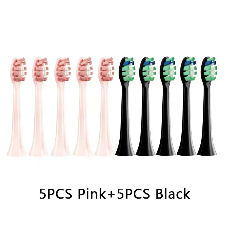 10PCS Replacement Brush Heads For Philips HX6930 HX6064 Sonic Electric Toothbrush Vacuum Soft DuPont Bristle Nozzles No Metal