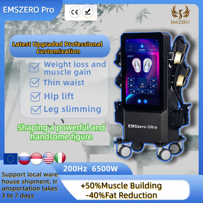 DLS-EMSZERO Pro Neo 6500W NEO HI-EMT macchina per la perdita di peso corpo che dimagrisce la forma della costruzione muscolare EMSZero con