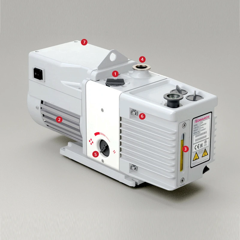 Vakuumpumpe zweistufige Drehschieber RV8/Rv12/5/3