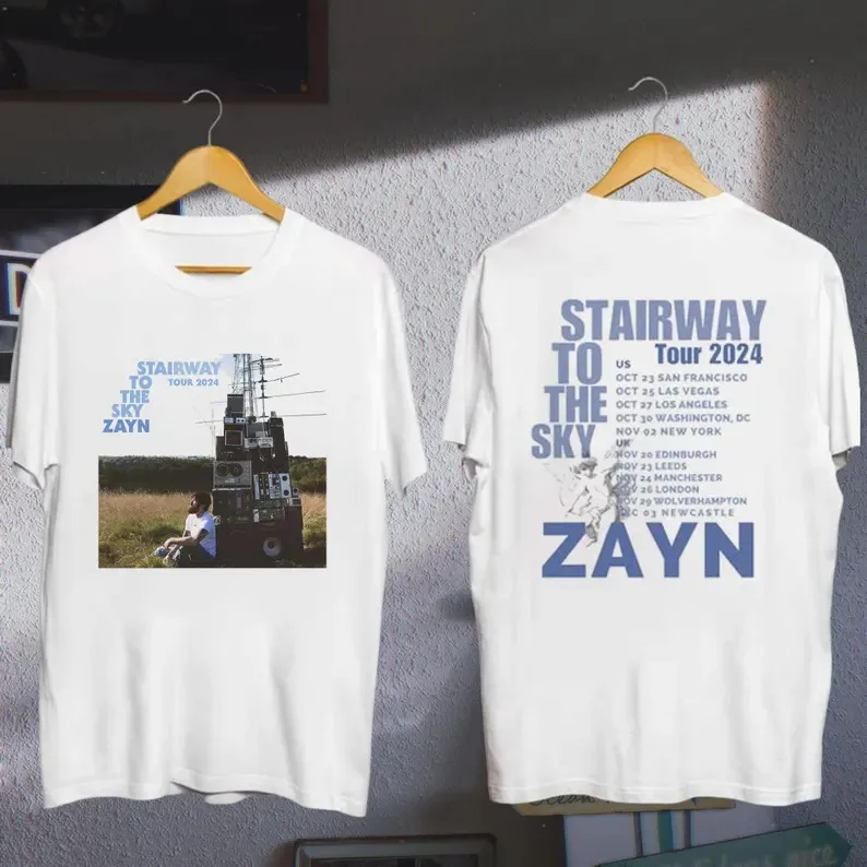 Stairway To The Sky Tour Shirt, Zayn Stairway To The Sky Tour 2024 T-Shirt