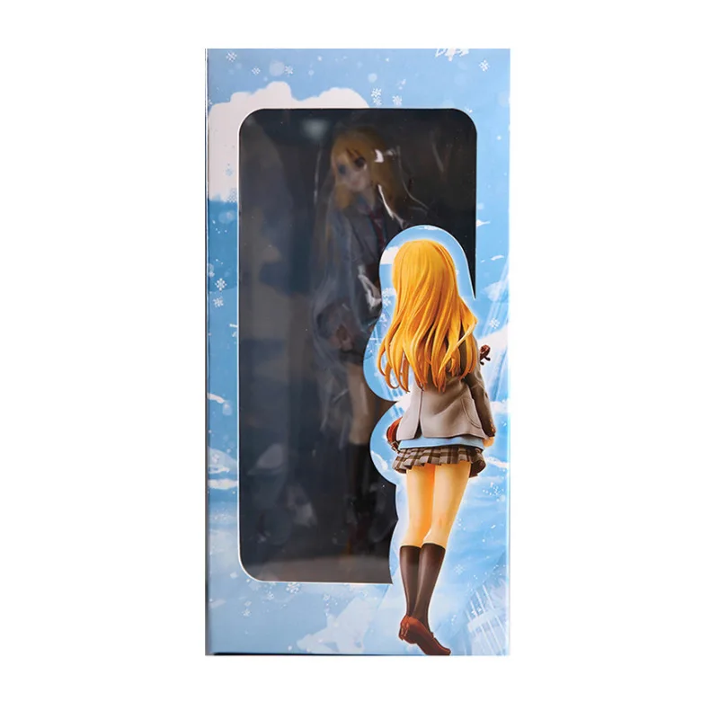 Image of Anime Your Lie in April Miyazono Kaori Standing Posture Actionfigur PVC Modell Spielzeug Schreibtisch Dekor Sammlung Geschenke