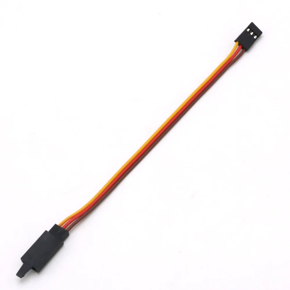 10Pcs 100 /150 / 200 / 300 / 500mm Anti-loose 60 core Servo Extension Lead Wire Cable For RC Futaba JR Male to Female