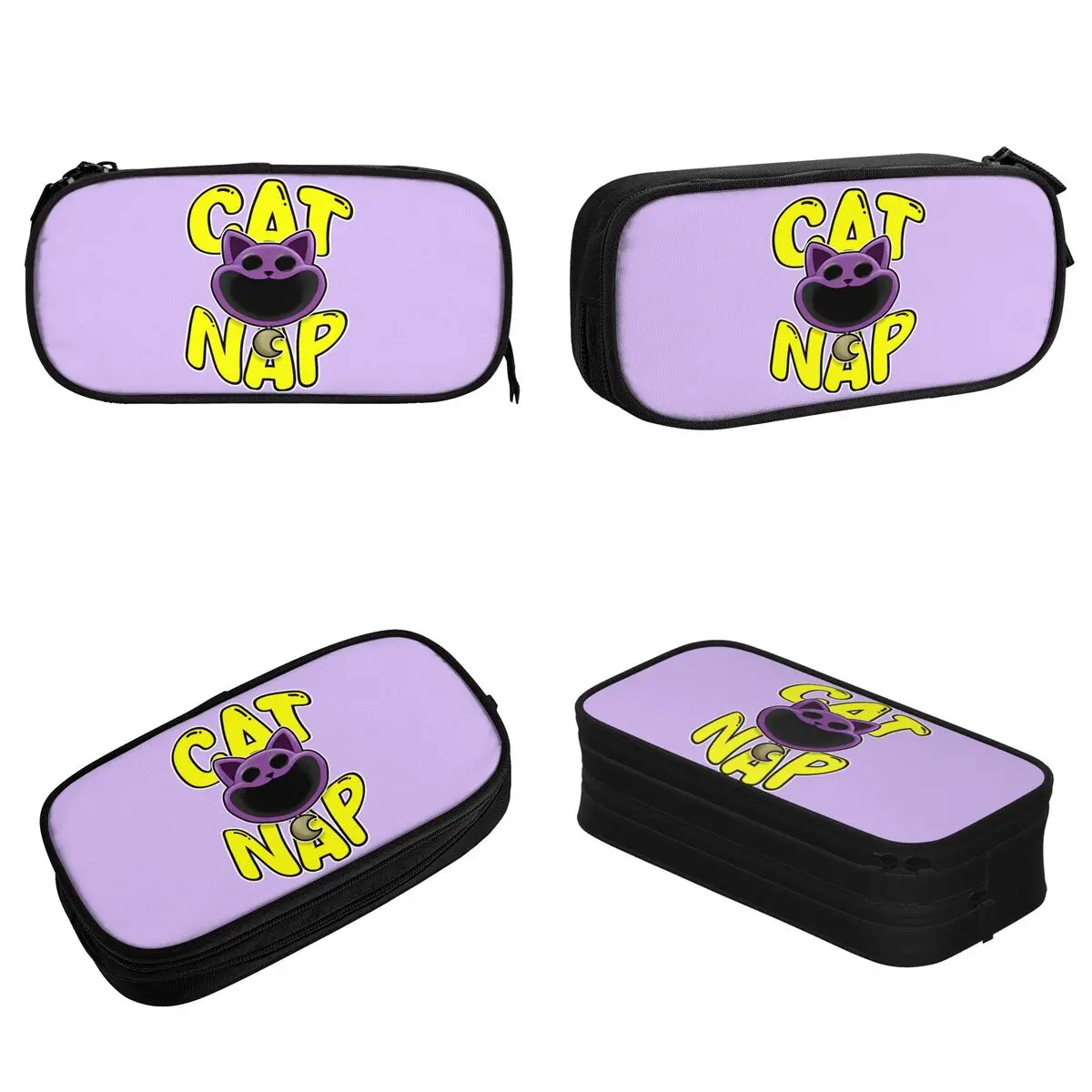 Catnap Playtime Smiling Critters Pencil Cases Classic Pen Box Pencil Bags Girl Boy Big Capacity Office Gifts Pencilcases