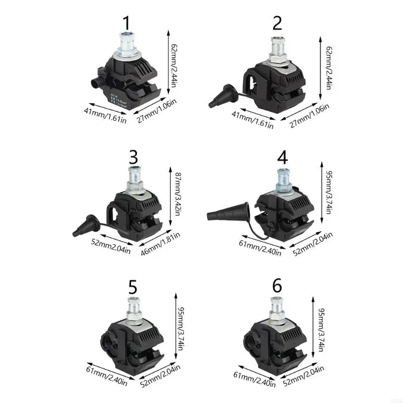  Multipurpose Insulation Piercing Cable Connector No-Stripping Piercing Pliers for Home Renovation And Electrical Repairs