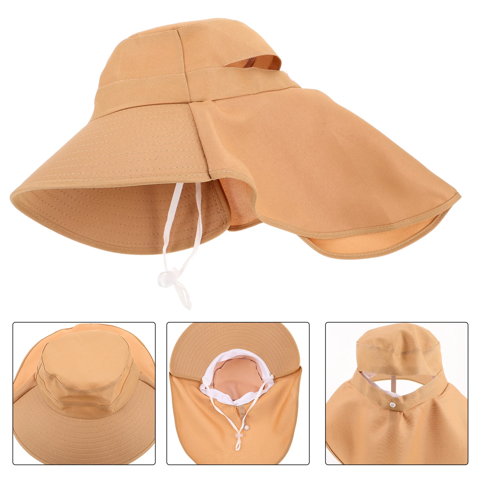 

Women Wide Brim Sun Hat Neck Protection Flap Shawl Outdoor Beach Hiking Fishing Hat Lightweight Breathable Stylish Functional