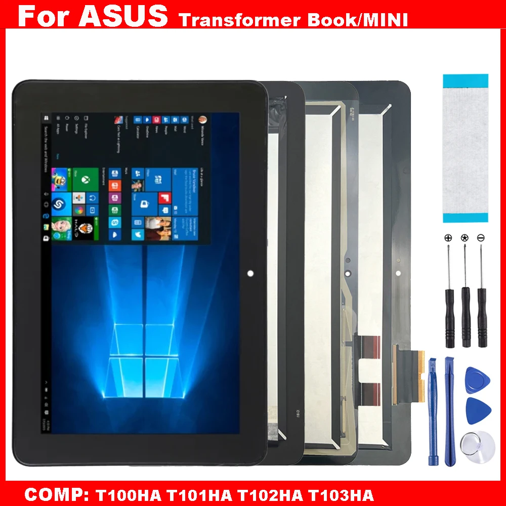 

AAA For ASUS TransFormer Book Mini T100 T103H T100HA T101HA T102HA T103HA LCD Display Touch Screen Digitizer Glass Assembly