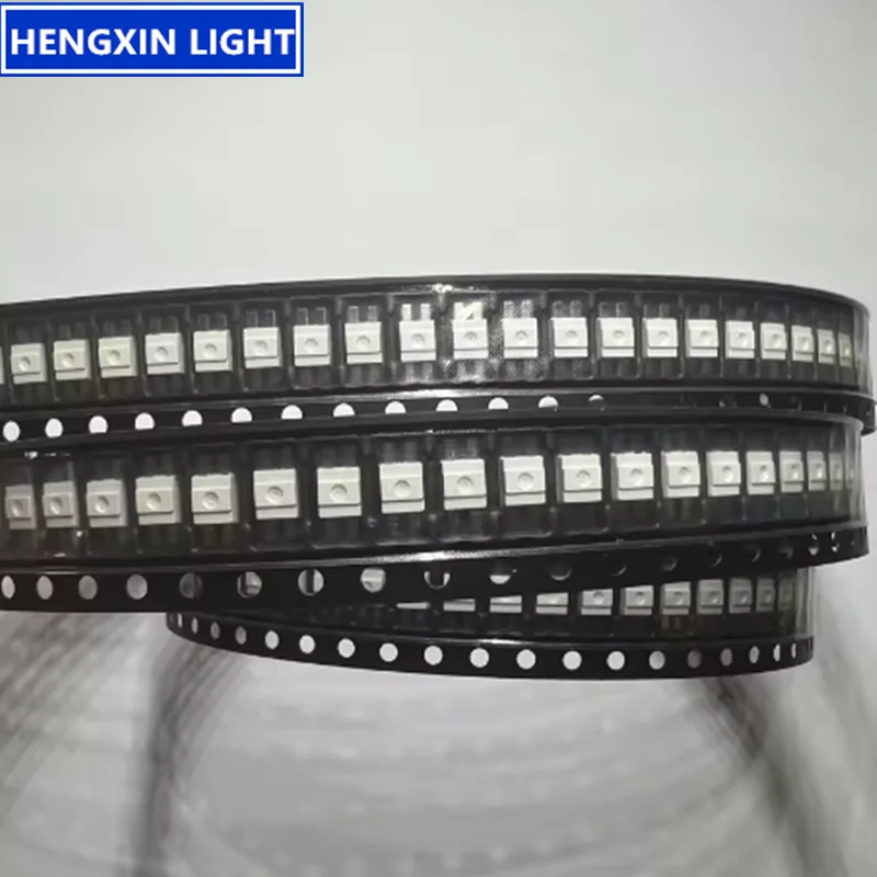 WS2812B-3528 RGB SMD LED, Reverse Mount 4-Pin 6028 Integrierte IC 5V Lampenperlen 6,0*2,8MM