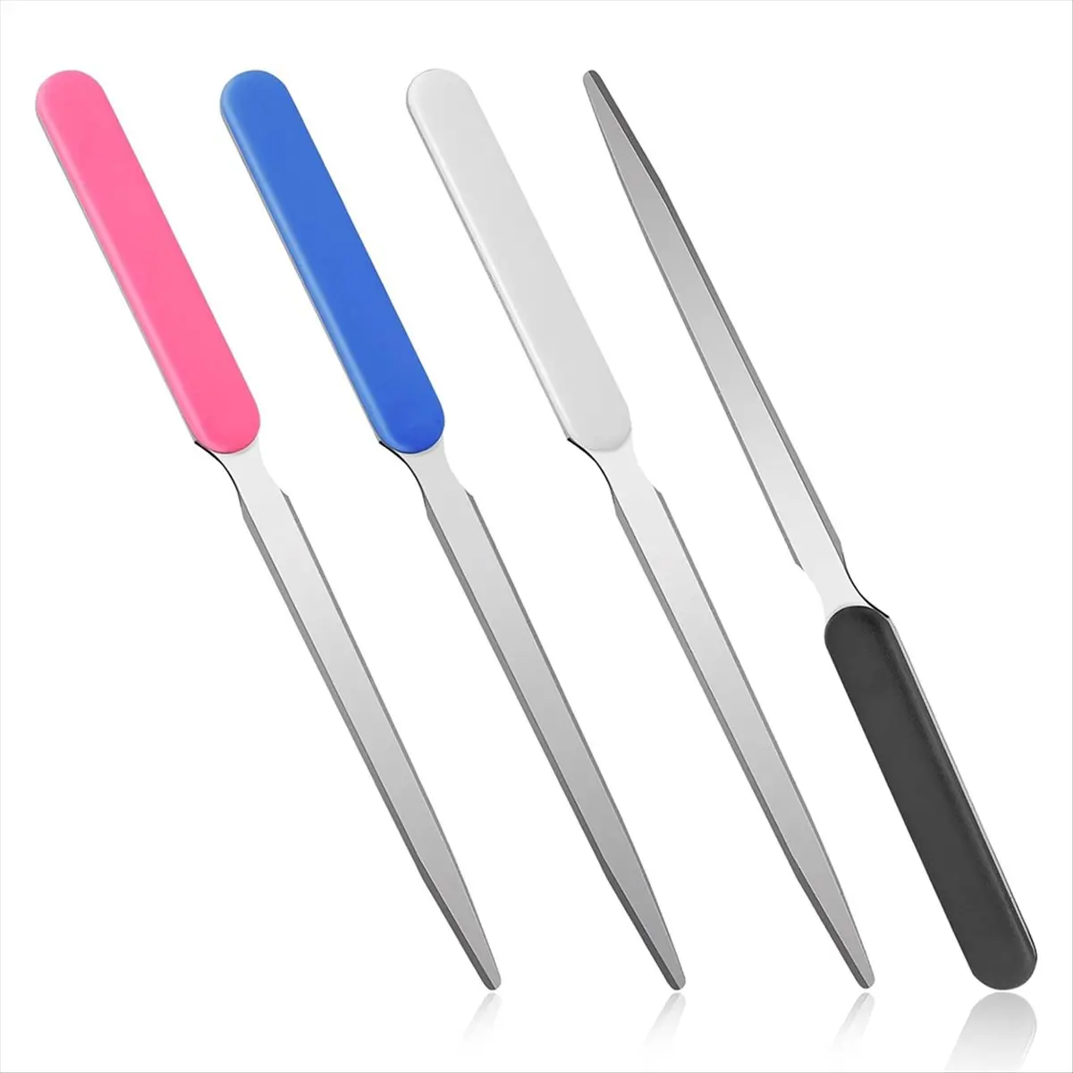 AT16 4 Pieces Letter Opener Knife Stainless Steel Envelope Opener Knife for Opening Envelopes, Parcel, Boxes