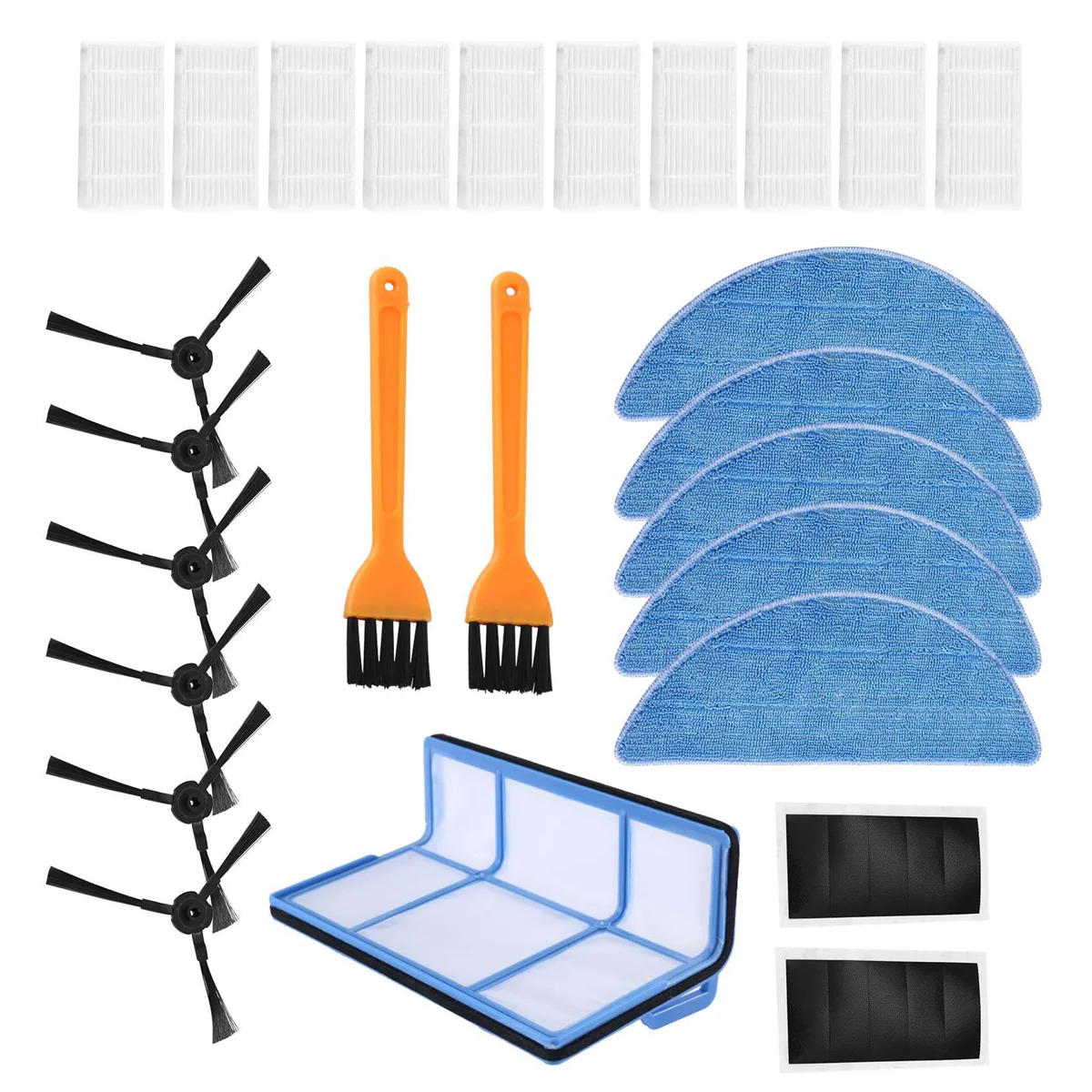 Replacement Accessories Kit for Ilife V5 V5S V3 V3S V5Pro V50 V55 X5 V5S Pro Vacuum Robot Cleaner A