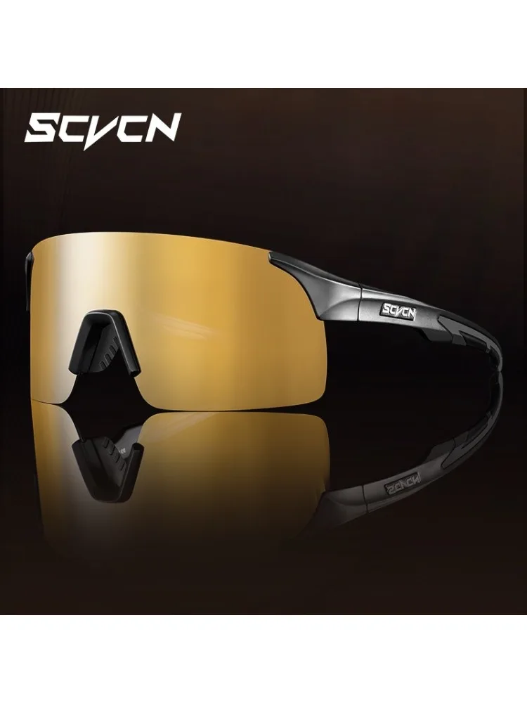 AliExpress SCVCN NEW Fashion Cycling Sunglasses for Men Women MTB Fishing Golf Driving Luxury Bike Glasses Shades 2024 Photochromic UV400