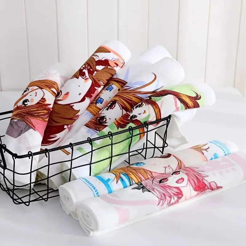 Superfine Fiber Temperature Change Towel Anime Cartoon Towel Thickened