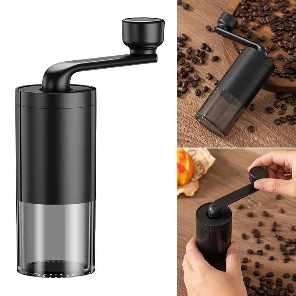 

1pc Manual Coffee Grinder Portable Grinder Home Outdoors Travel Hand Crank Coffee Grinder Adjustable Bean Grinder