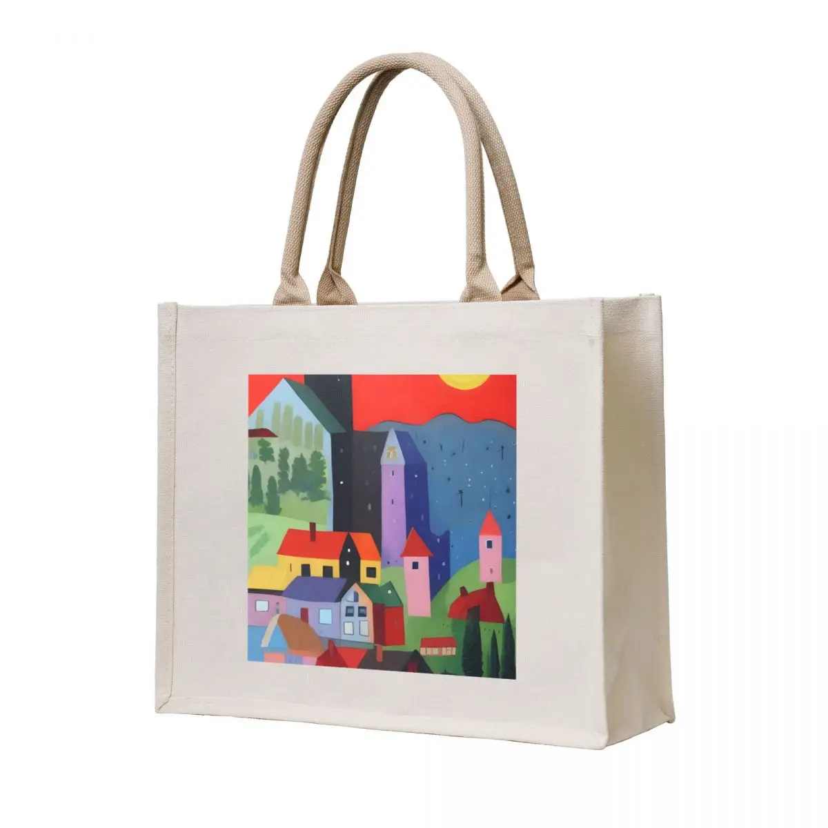

Croatian Village Tote Bag the tote shoping large men