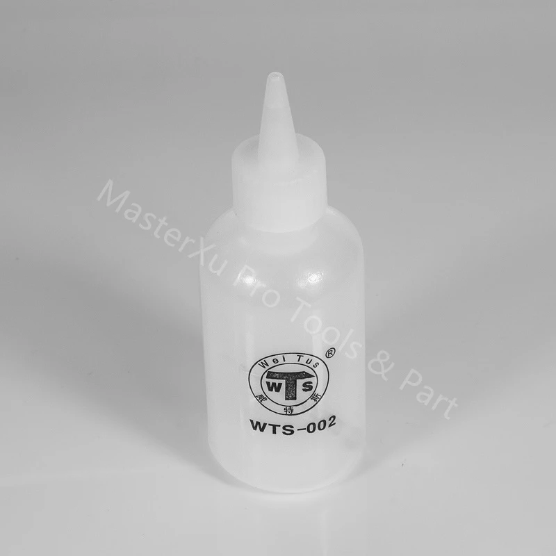 HISEECON 50ML 100ML Plastic Alcohol Bottle Perfume with Needle Tip Phone Repair Press Pump Container Acrylic Gel Polish Cleaner image 6