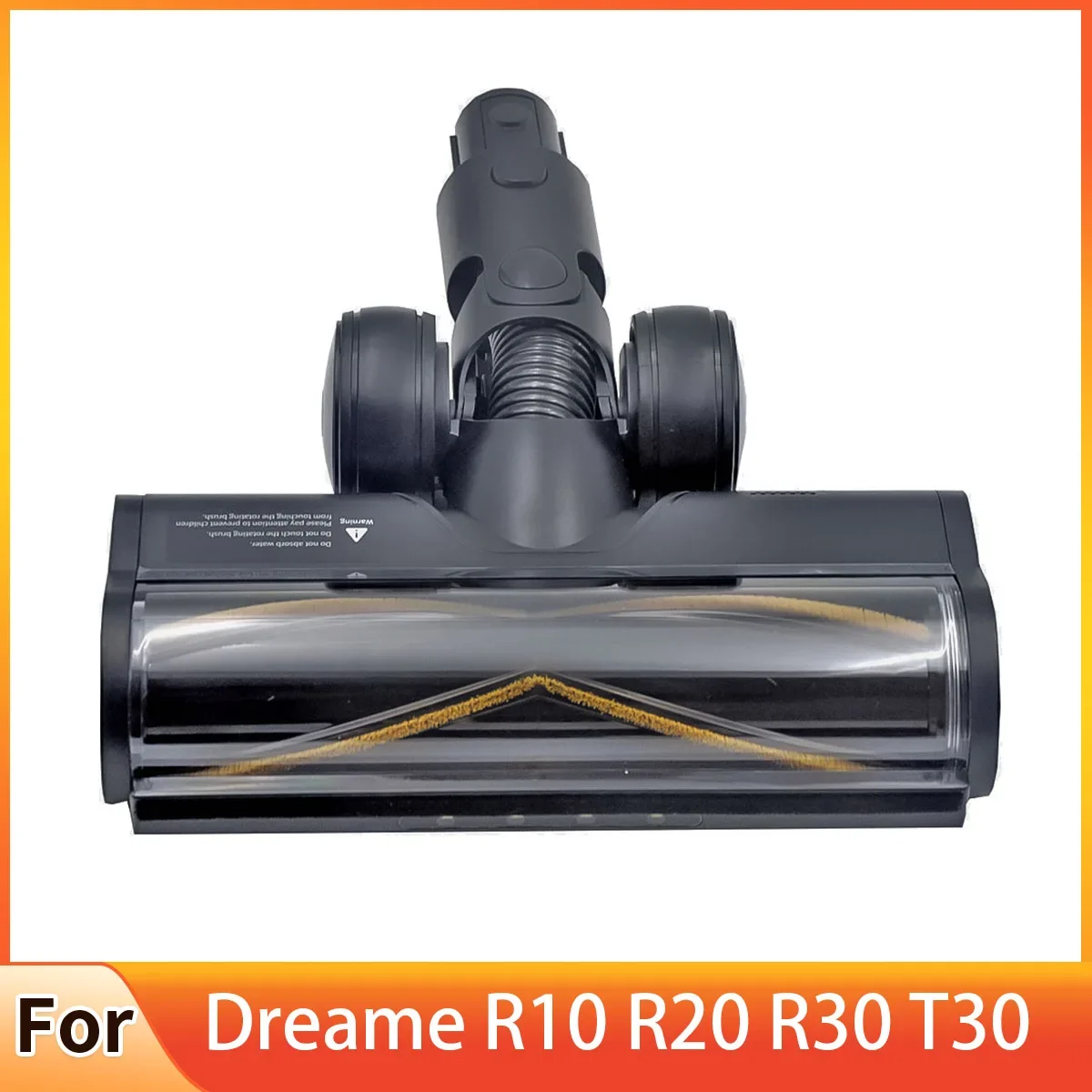 Update Vacuum Electric Floor Brush for Dreame T30 R10 R30 R20 Floor Soft Roller Brush Head Attachment with LED Dust Lights