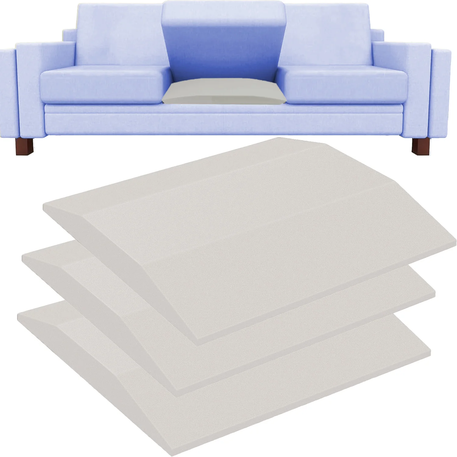 Trapezoidal Sofa Su…