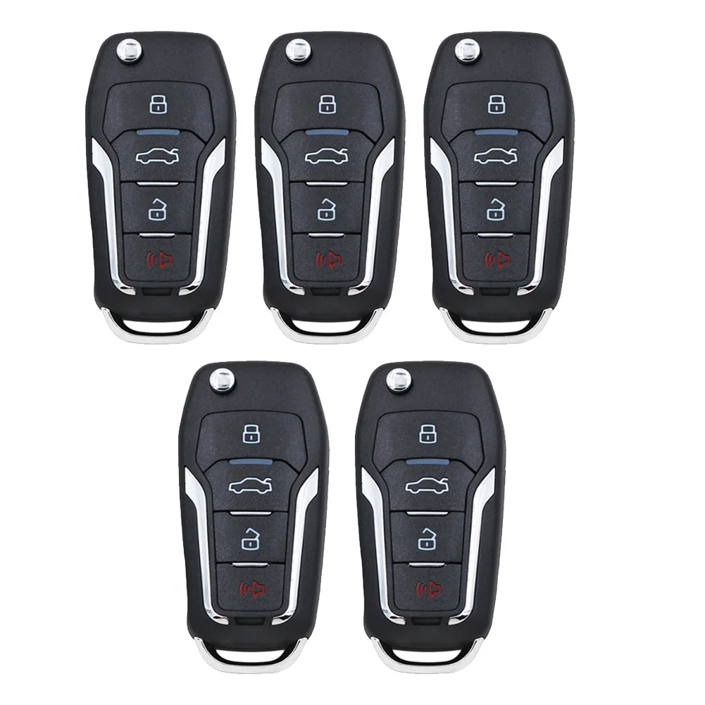 5Pcs/Lot KEYDIY NB12-4 Universal 4 Button Remote Control Car Key for KD900/-X2 MINI/ -MAX for Style