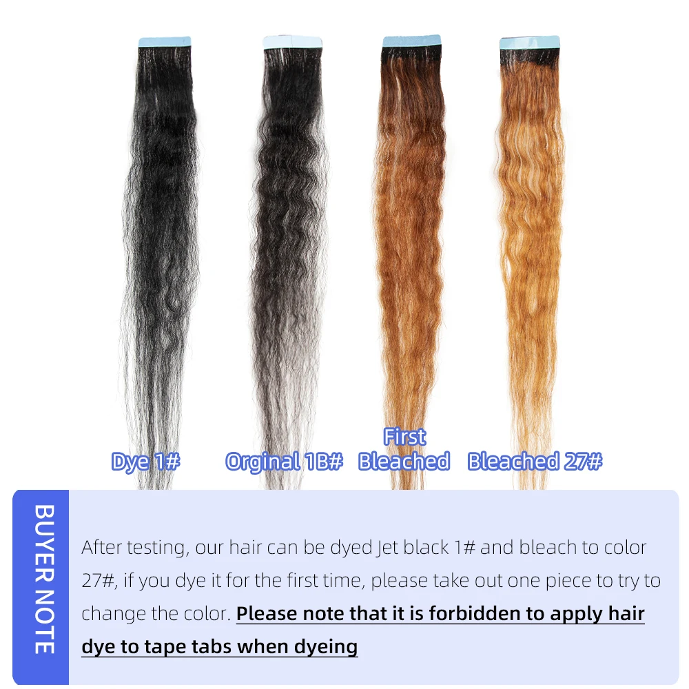 Isheeny Invisible Tape Hair Extensions Light Yaki 12\