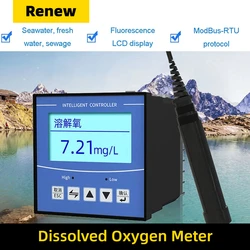 Seawater fresh water do meter dissolved oxygen waste water RS485 output transmitter sensor with display controller detector