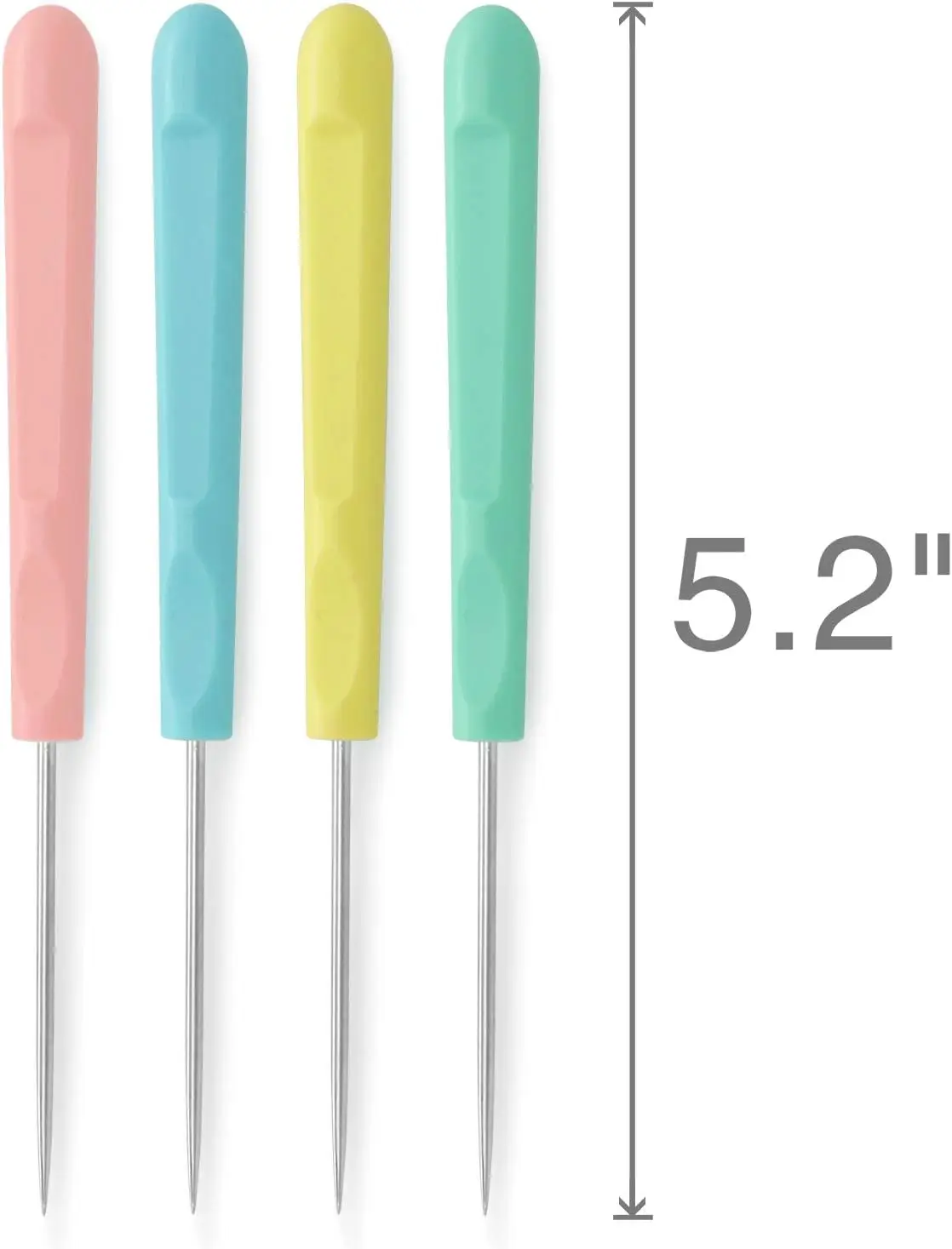 4Pcs Sugar Stir Needle Scriber Needle Cookie Decorating Supplies Tool 5.2 Inches