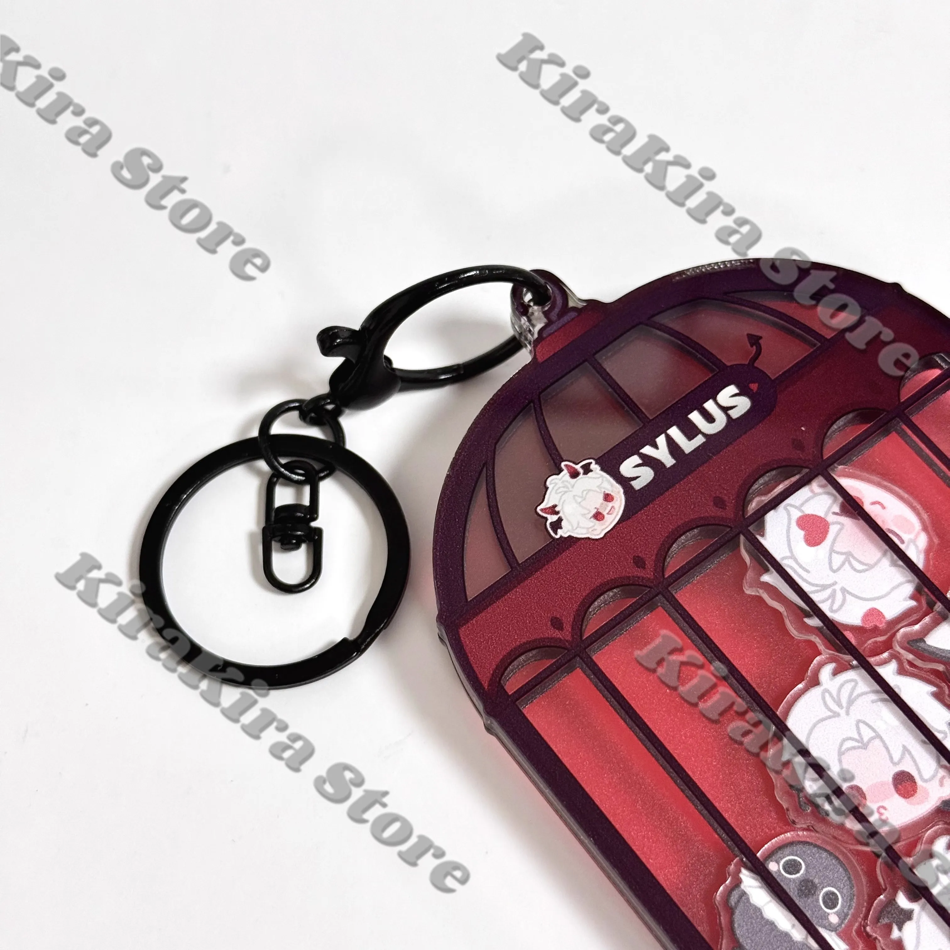 Zayne 키 체인 아크릴 가방 펜던트 사랑과 Deepspace Rafayel Xavier Sylus 독창성 Anime Shake Shakes Keyring Caleb Decor