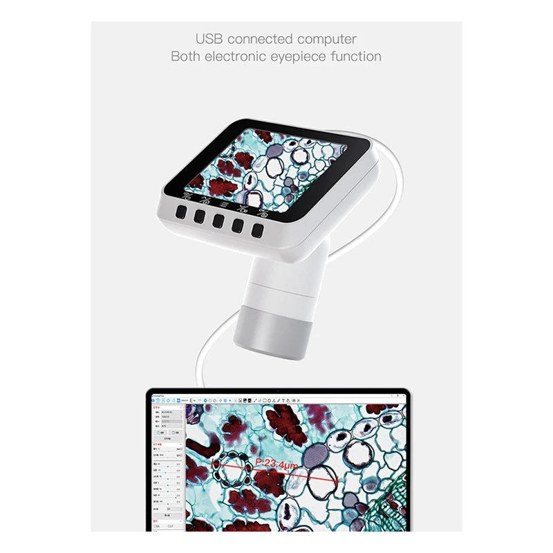 مجهر إلكتروني بشاشة 2.8 بوصة 1000X مجهر رقمي للصيانة الصناعية مجهر سطح المكتب